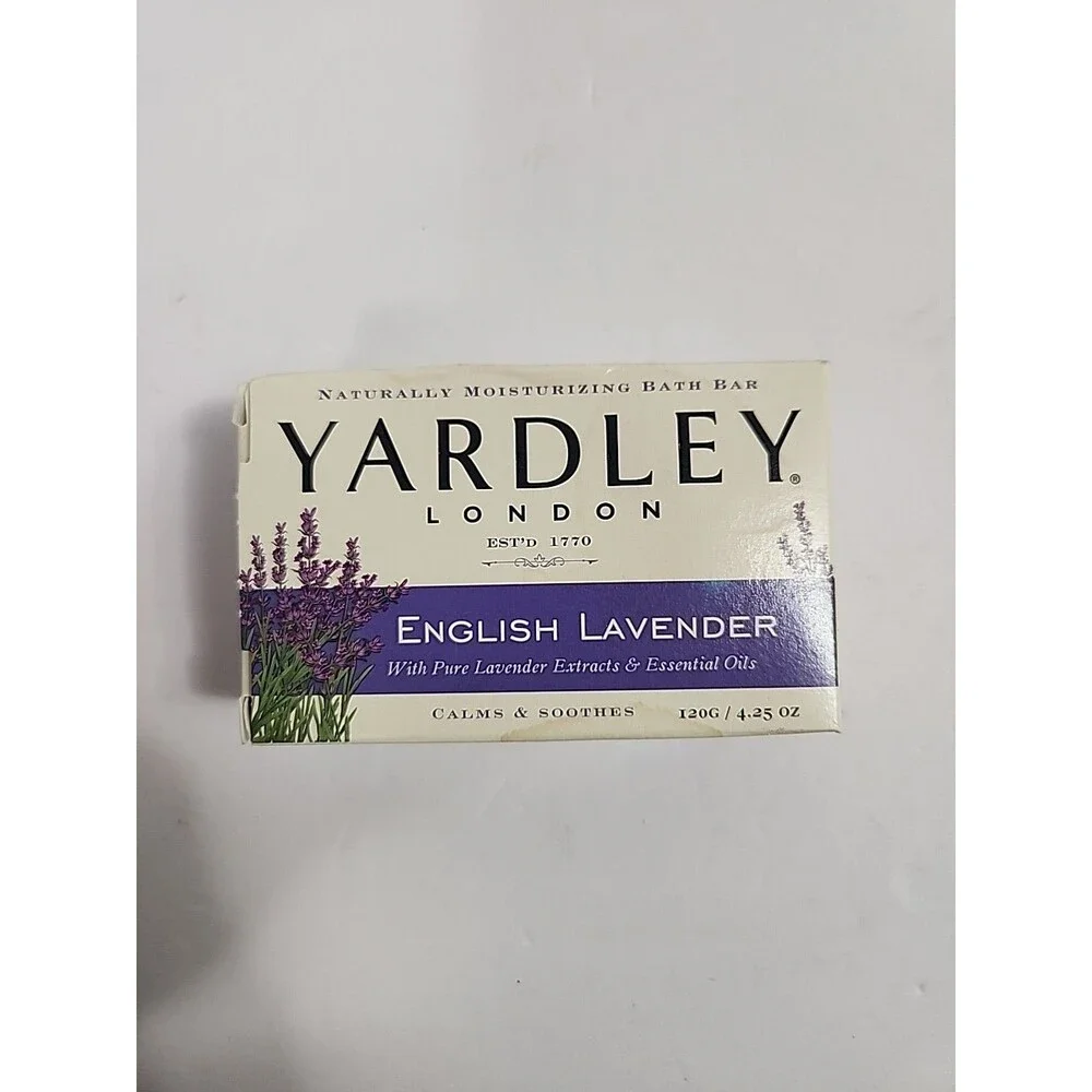 Yardley English Lavender Bar Soap Lardley London 1 Bar  4.25 oz NEW